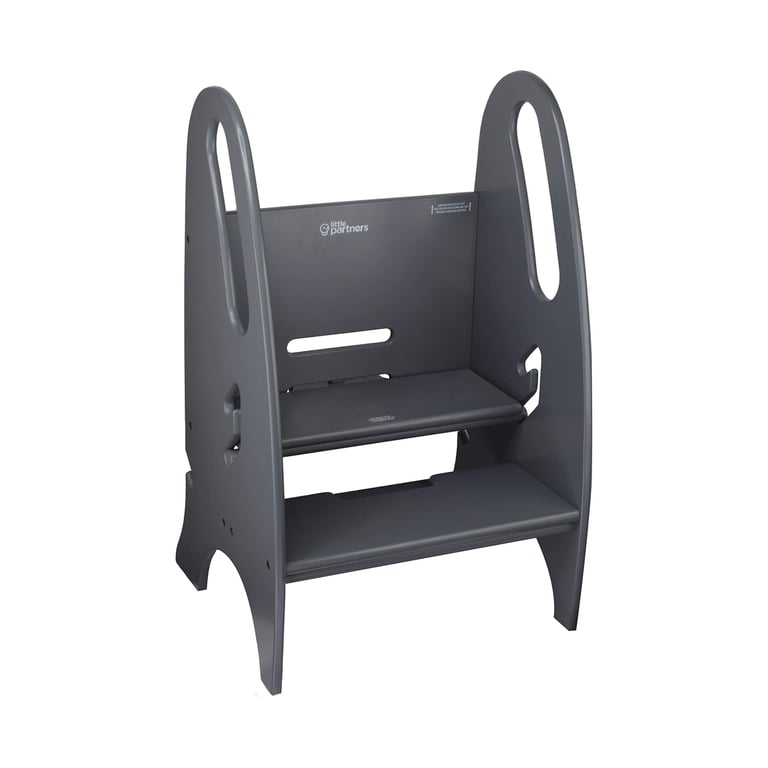Montessori Little Partners 3-in-1 Growing Step Stool Earl Gray