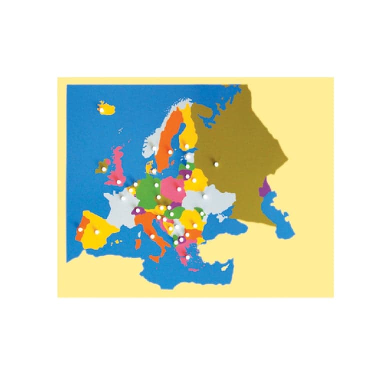 Montessori Bruins Montessori Puzzle Map of Europe
