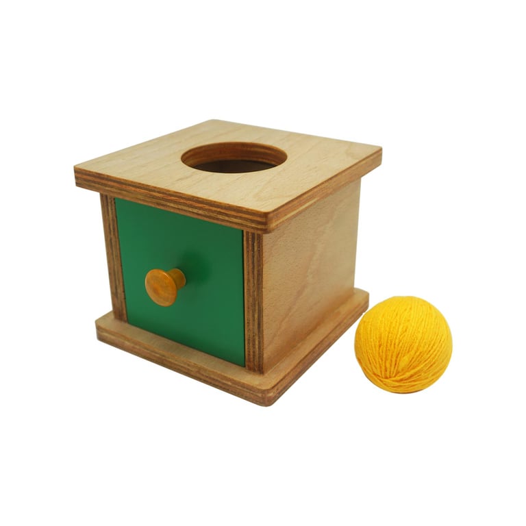 Montessori KIDO Imbucare Box With Knitting Ball