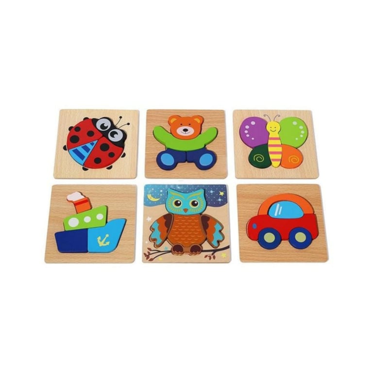 Montessori Clever Toys Box Puzzle Blocks