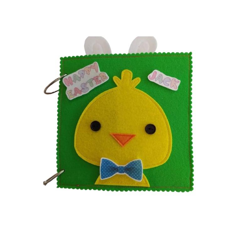 Montessori Bee Laborious Ltd High Quality Korean Felt Easter Quiet Book Bow Tie