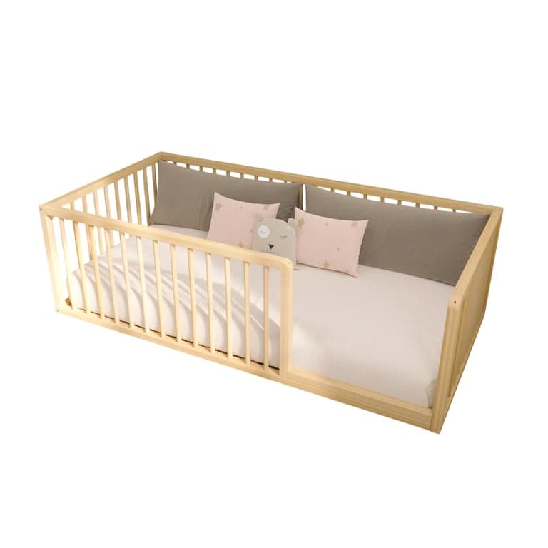 Montessori SignaturedWood Romy Twin Floor Bed 19H