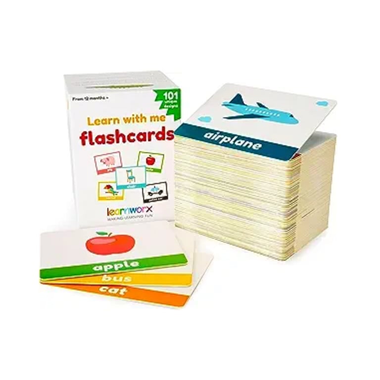 Montessori Learn Worx 101 Baby Flashcards Toddler