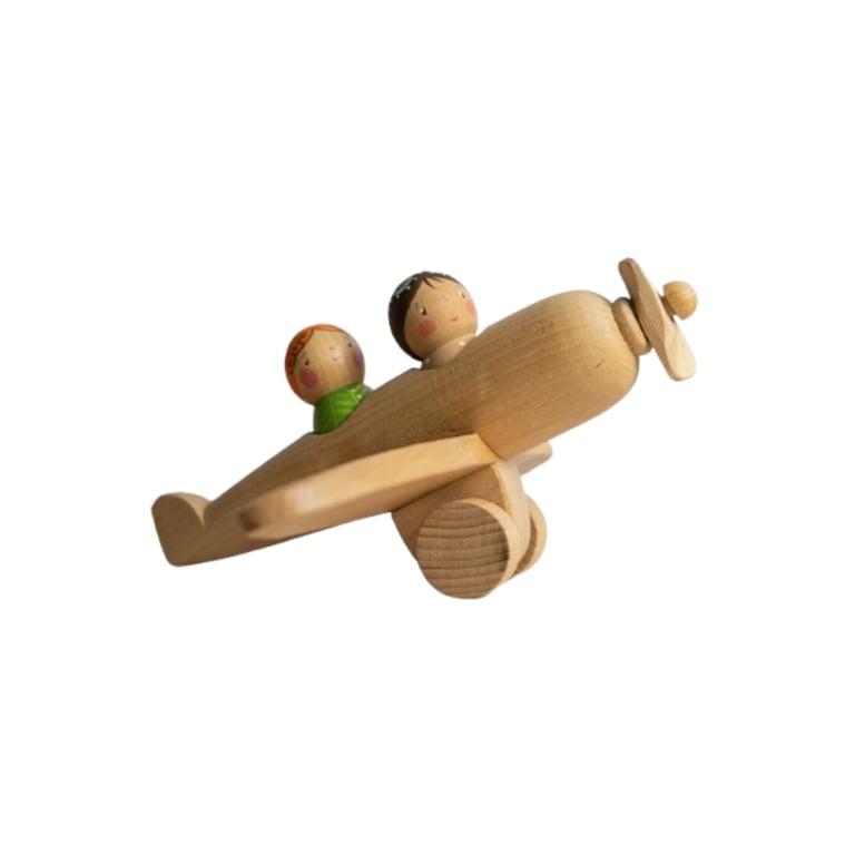 Montessori PoppyBabyCo Gnezdo Wooden Airplane