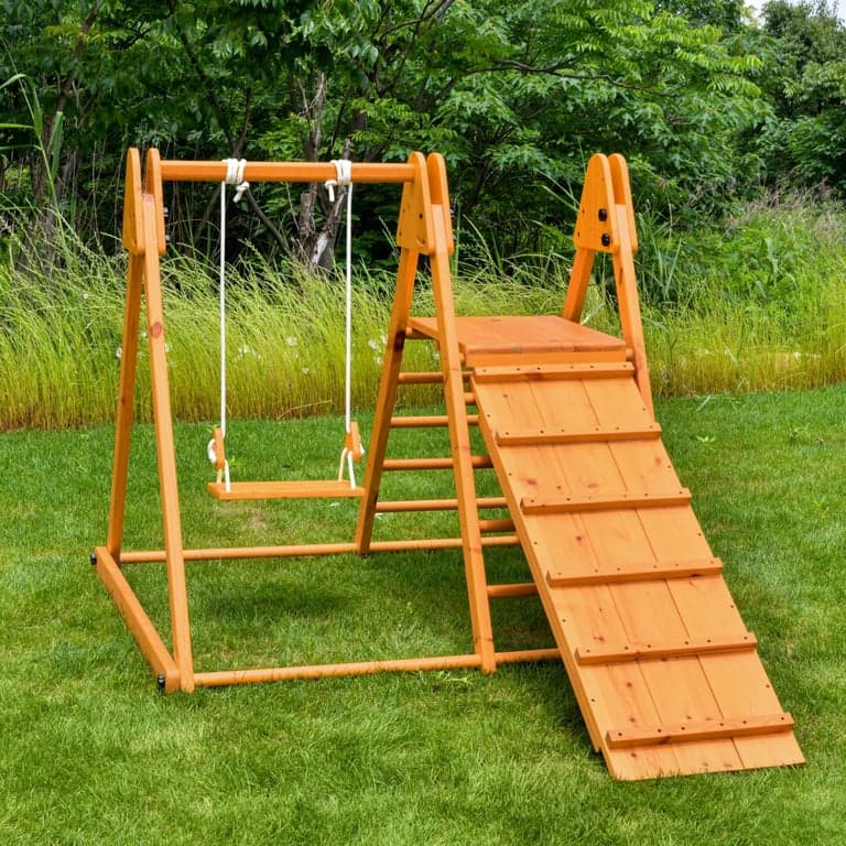 Avenlur Juniper Wood Folding Playset Indoor/Outdoor