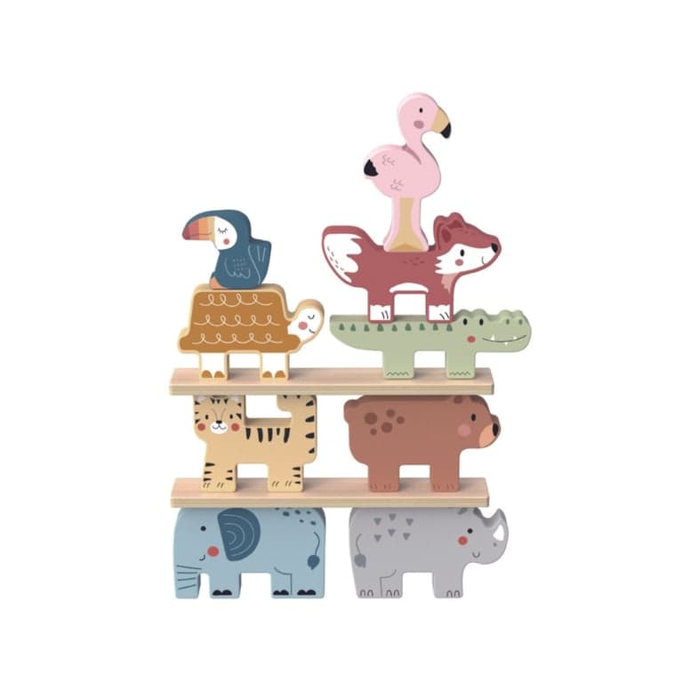 Tooky Toy Stacking Toy Animals