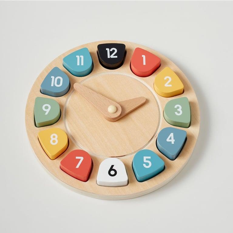 Montessori Pottery Barn Kids Wooden Clock Puzzle