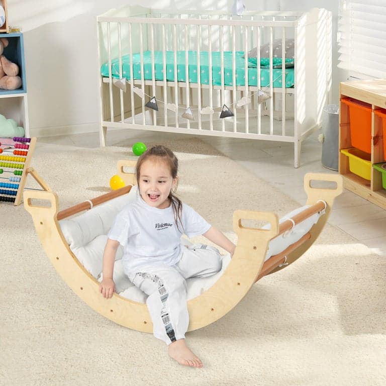 Costway 2-in-1 Arch Rocker With Soft Cushion | MontiPlanet.com.au ...