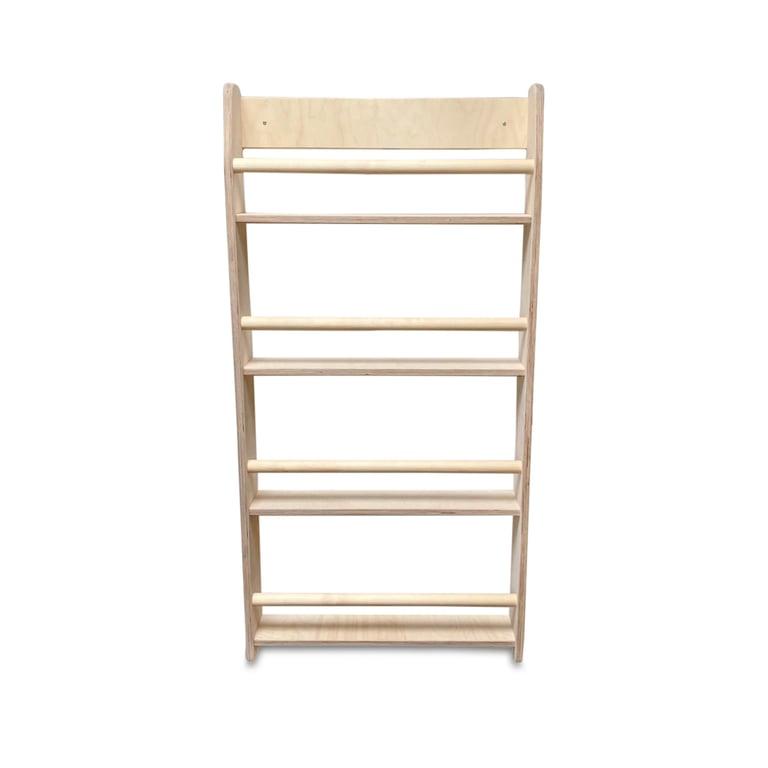 Montessori toddie.nl Shelfie Wall Mounted Bookshelf 4 Tier