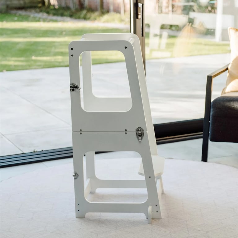 Montessori The Learning Tower Company The Original Convertible Toddler Tower White