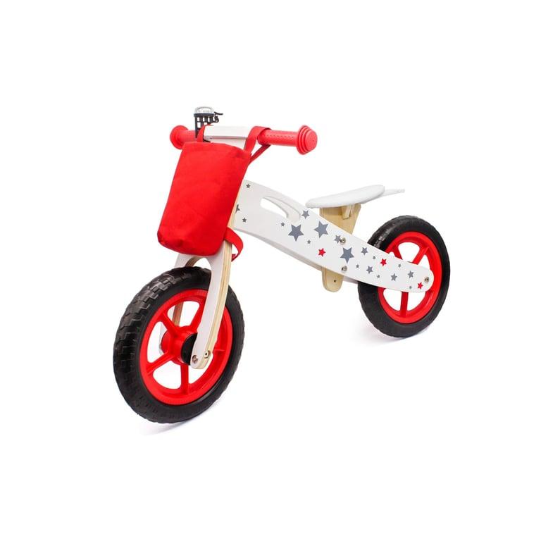 Montessori G4RCE 2-Wheels Balance Bike With Basket Red