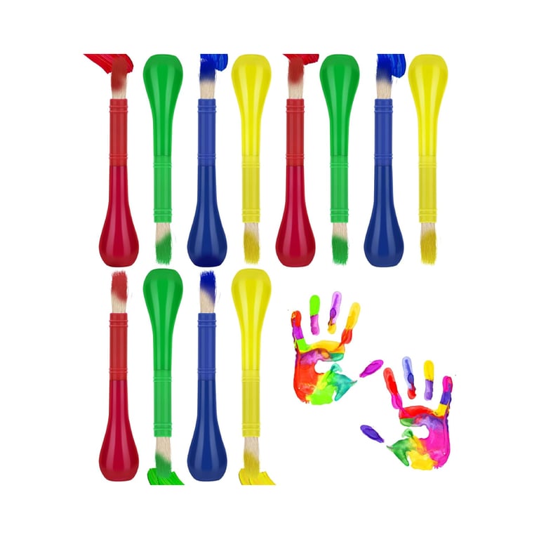 Montessori Zonon 12 Pieces Washable Jumbo Paint Brushes