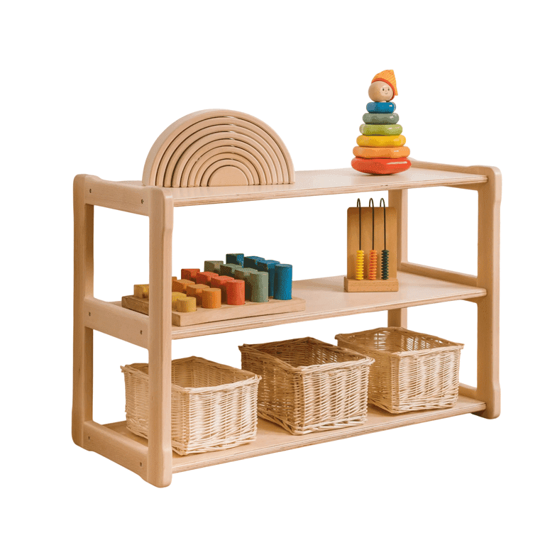 Montessori Woodjoy Mini Shelf Transparent Lacquer