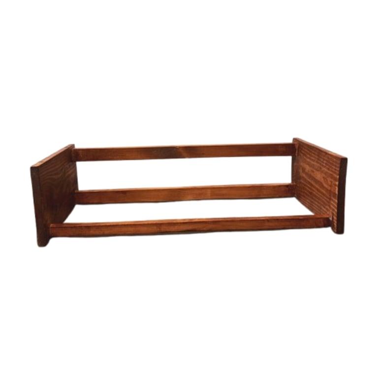 Montessori Native Range Shoe Rack 20 Inches 1 Tier Pine