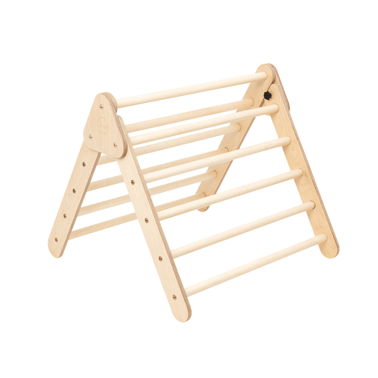 Montessori Jindl Foldable Climbing Triangle Premium Natural
