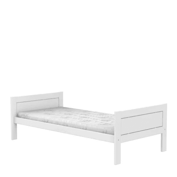 LIFETIME Kidsroom Children's Single Bed 90 x 200 cm White Deluxe