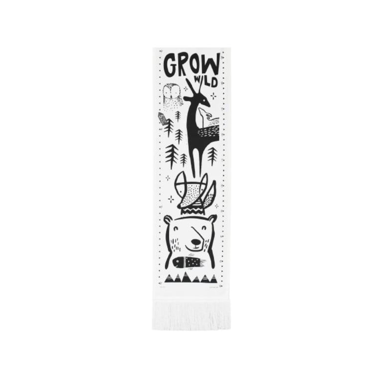 Montessori Wee Gallery Canvas Growth Chart Woodland