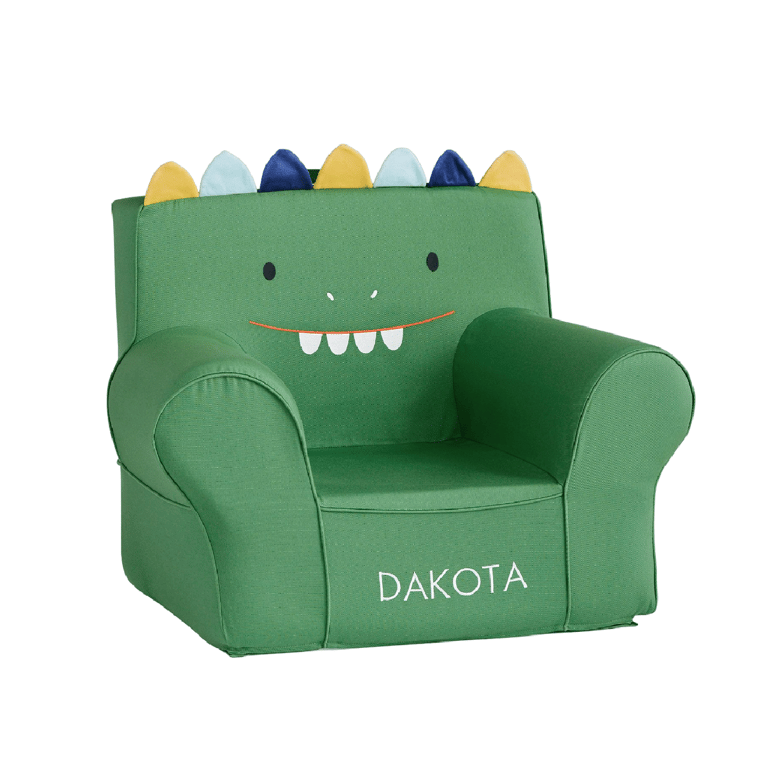 Montessori Pottery Barn Kids Reading Chair Anywhere Chair Twill Dino