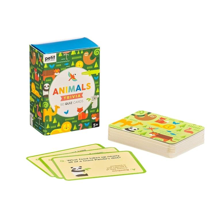 Montessori Petit Collage Trivia Quiz Cards Animals 