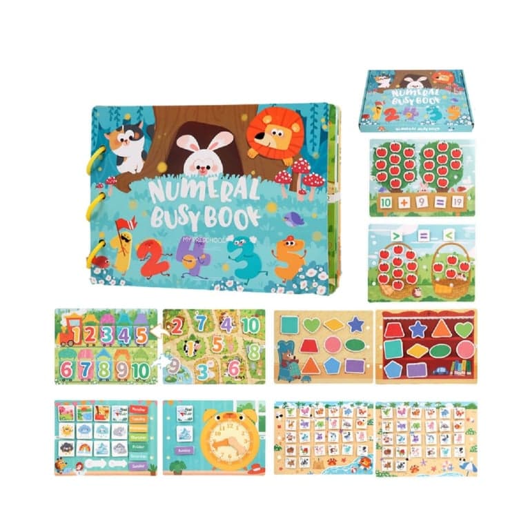 Joymaxx Paper Busy Book Numerals