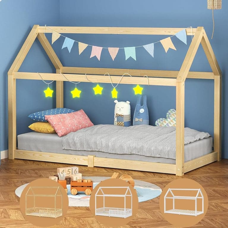 ALFORDSON House Single Floor Bed Rocco Oak