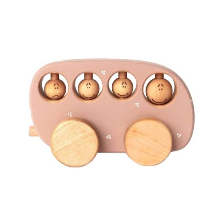 Montessori Friendly Toys Wooden Toy Car Tickled Pink