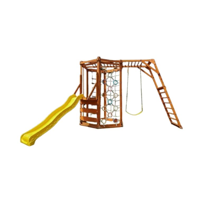 Avenlur Hawthorn Outdoor Swing Set X-Large Brown