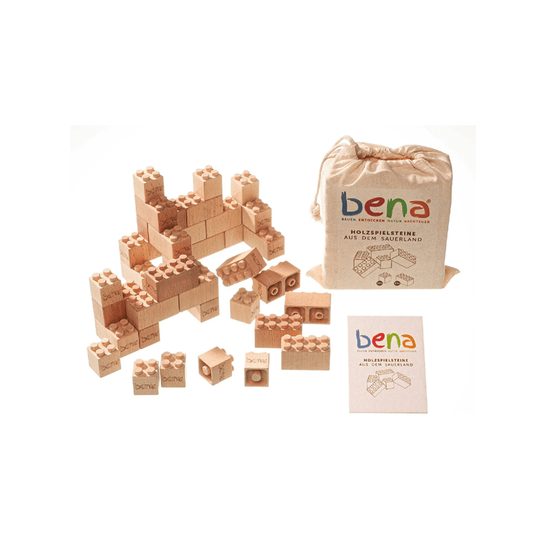 Montessori Jester's World Bena Building Bricks 35 Pieces