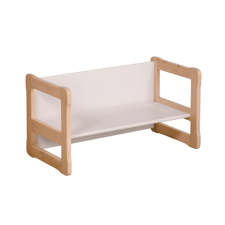 Montessori Woodjoy Small Bench White