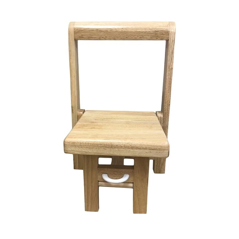 Montessori Busy Kids Fold 'N Store Step Stool Natural