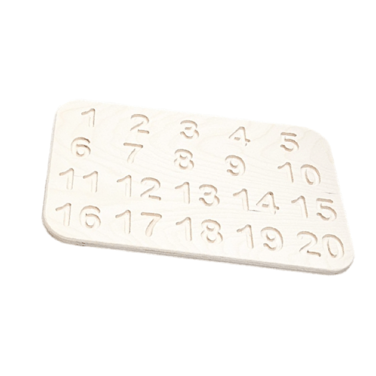 Montessori Bush Acres Ryder Tracing Board Numbers