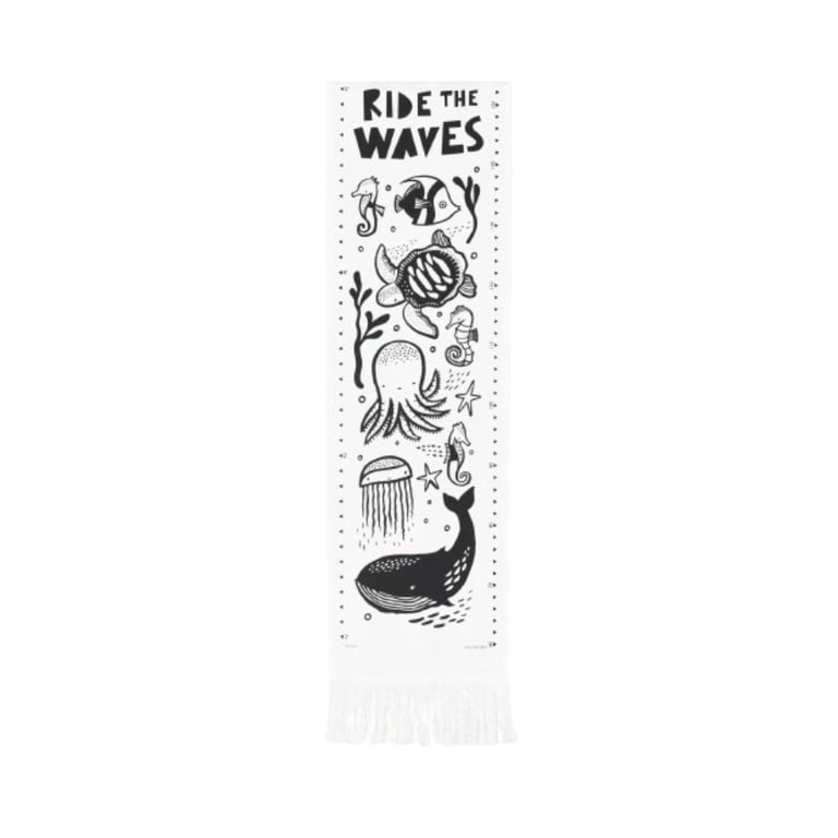 Montessori Wee Gallery Canvas Growth Chart Ocean