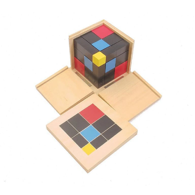 Montessori Pink Montessori Trinomial Cube