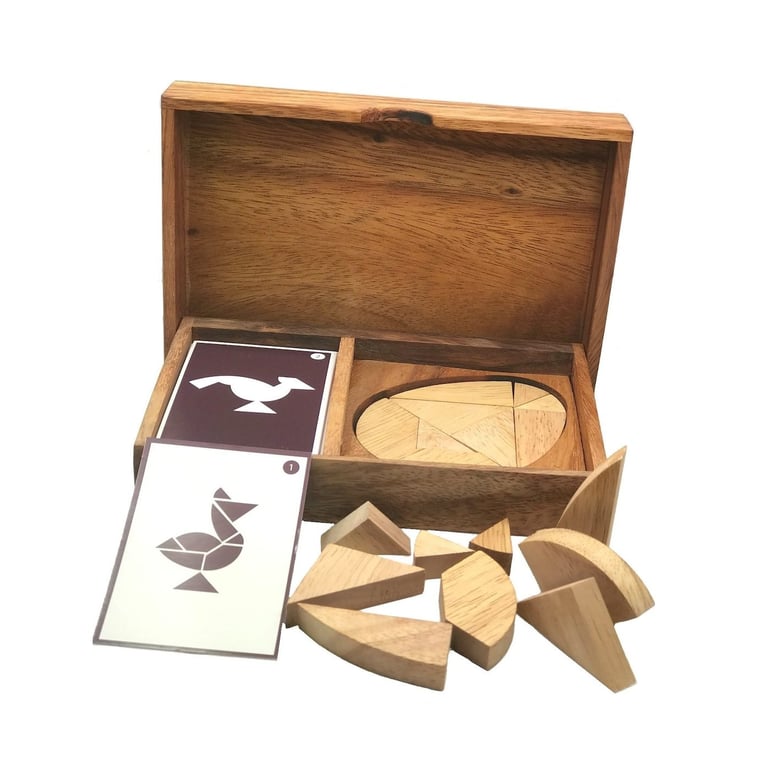 Montessori Winshare Crafts Logic Egg Tangram Set