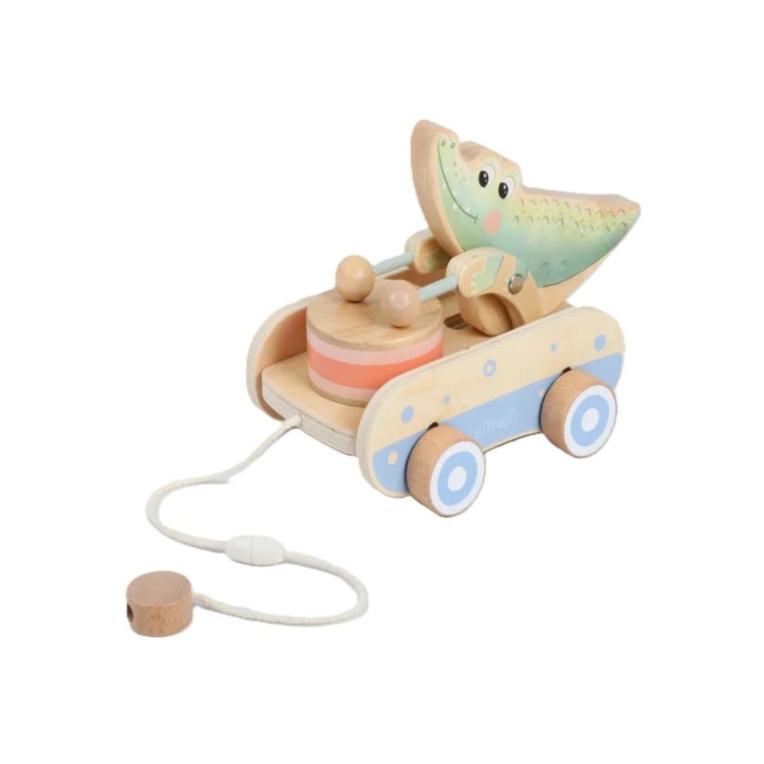 Elis Design Pull Along Toy Crocodile
