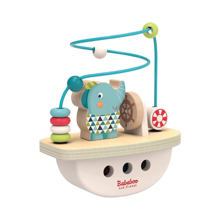 Montessori Bababoo and Friends Lolo's Boat Bead Maze