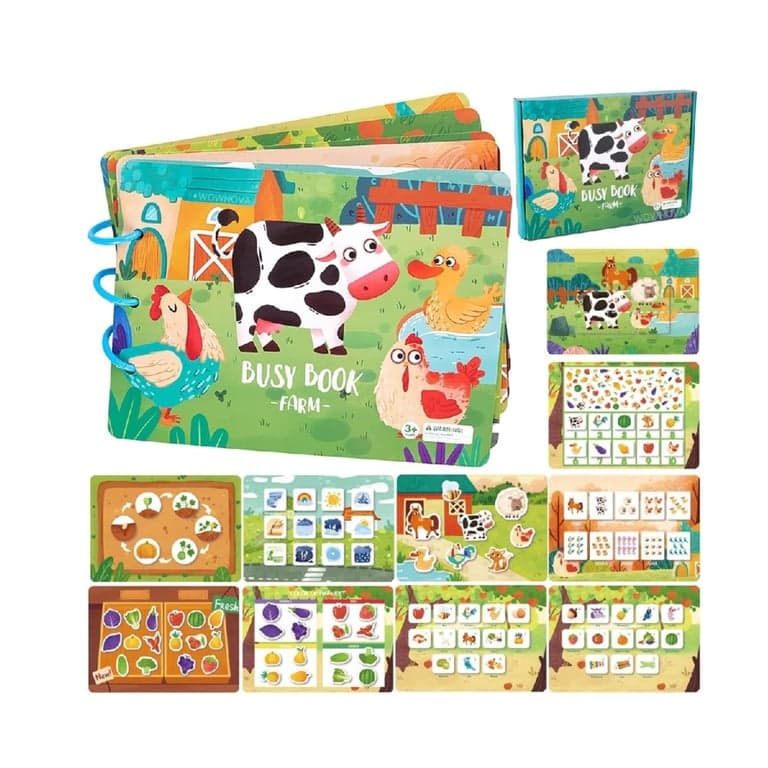 Joymaxx Paper Busy Book Farm