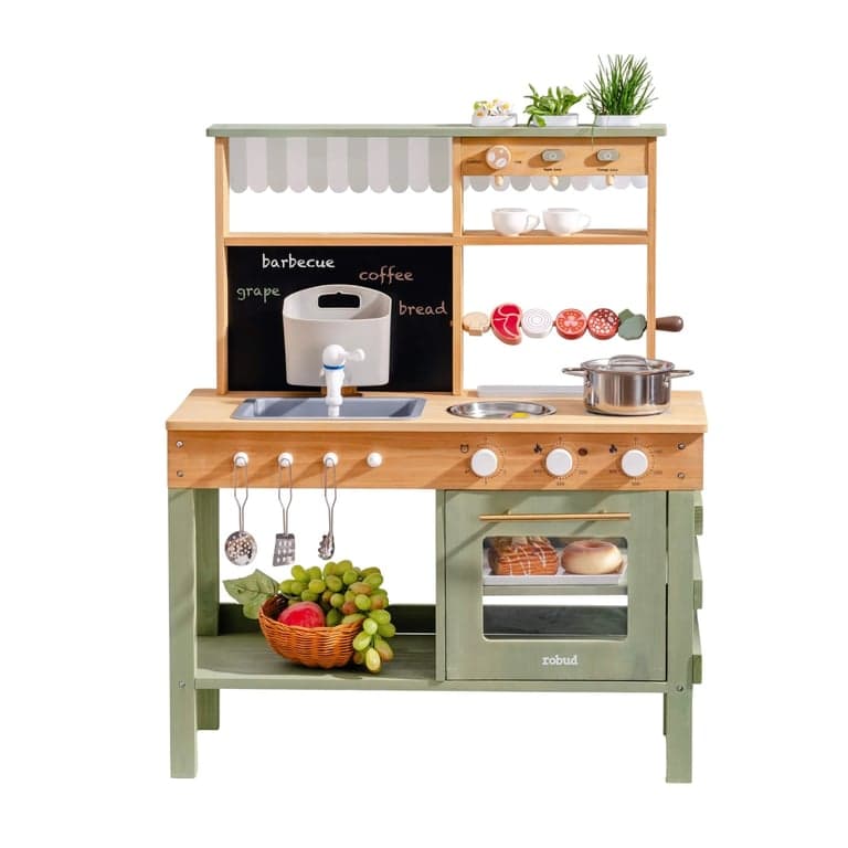 Robud Outdoor Mud Play Kitchen Green