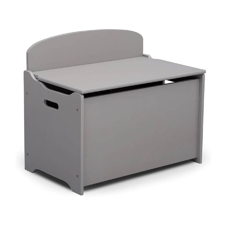 Montessori Delta Children Storage Bench MySize Deluxe Gray