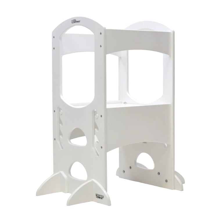 Montessori Little Partners The Learning Tower Soft White