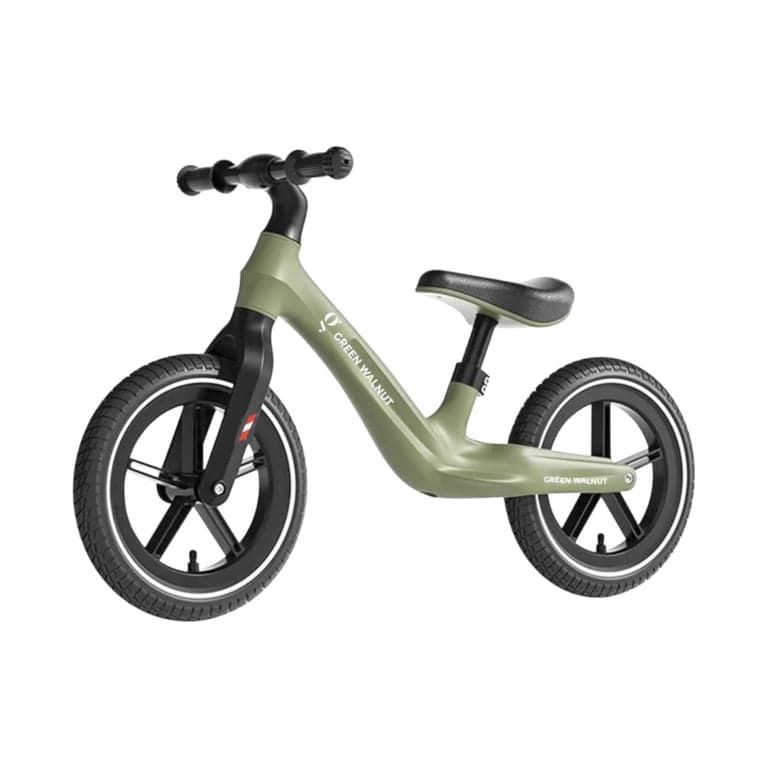 Green Walnut Metal Balance Bike Green