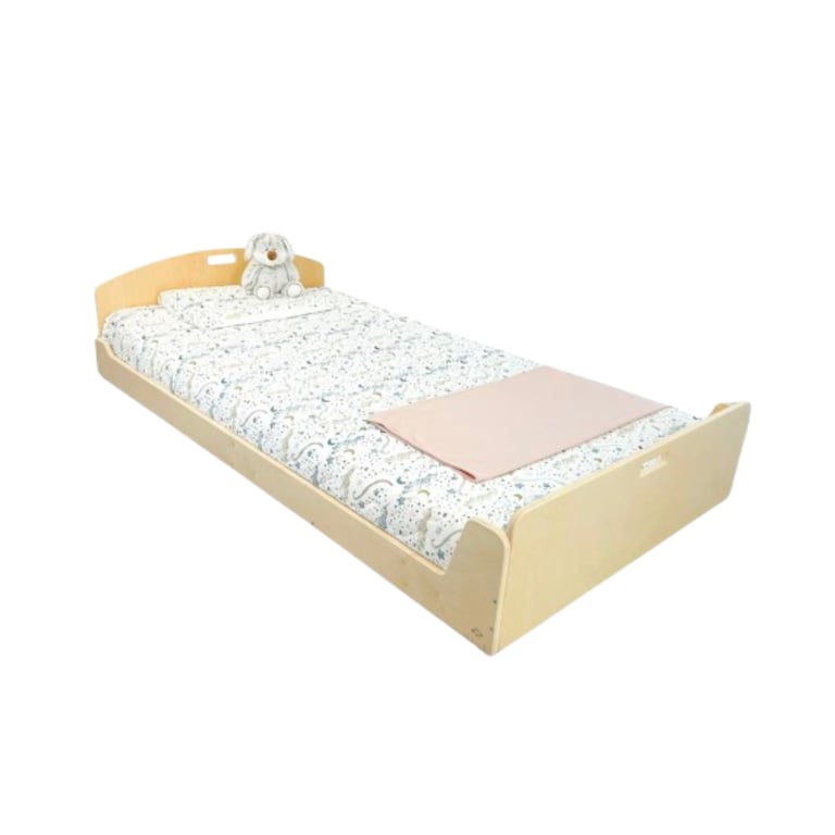 Montessori Sapiens Child Cherry Twin Montessori Floor Bed Birch