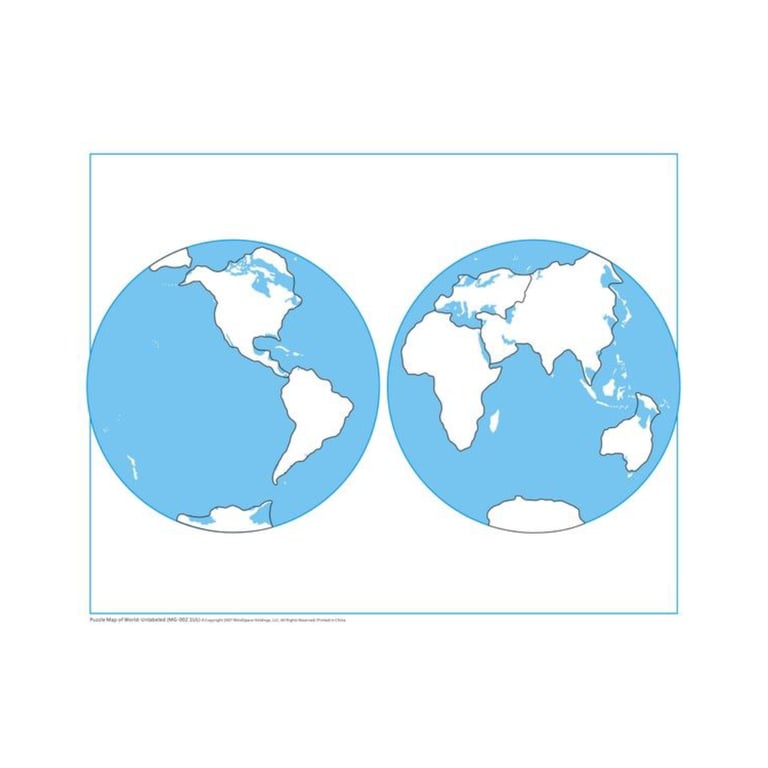 Montessori Montessori Outlet World Control Map Unlabeled