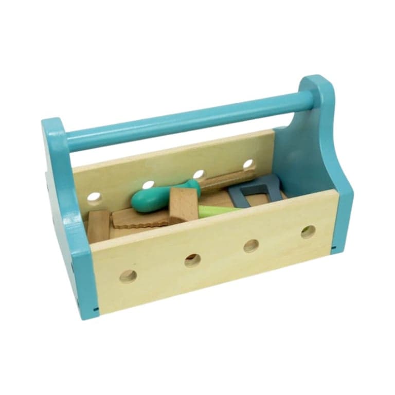 MamaMemo Wooden Workshop Tools Tool Box - Montessori Product