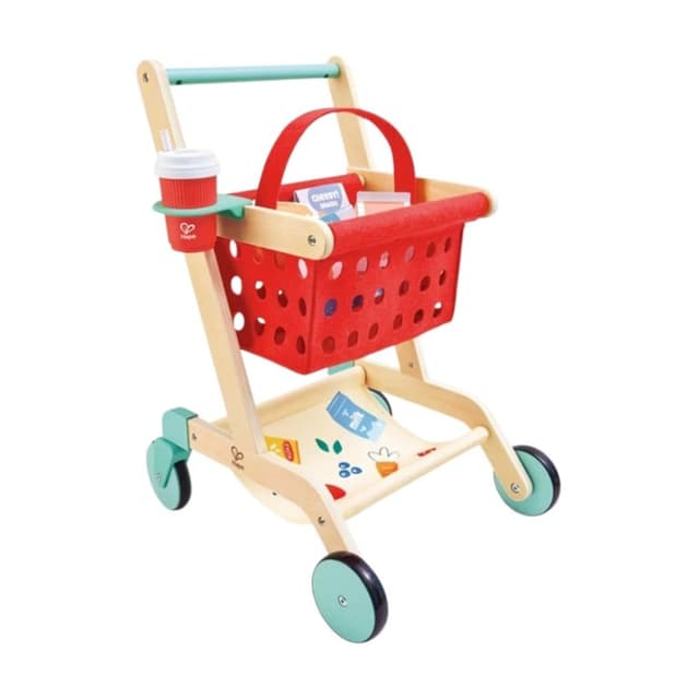 Hape Little Shopper's Cart & Basket