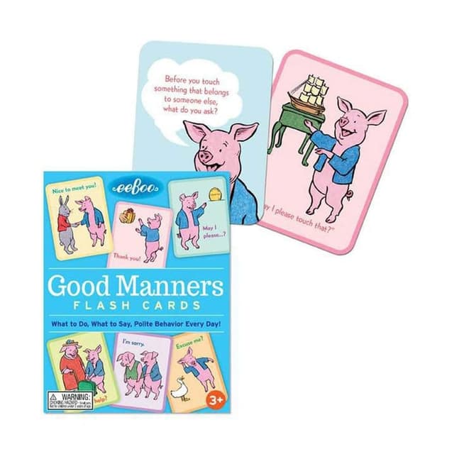eeBoo Flashcards Good Manners Conversation