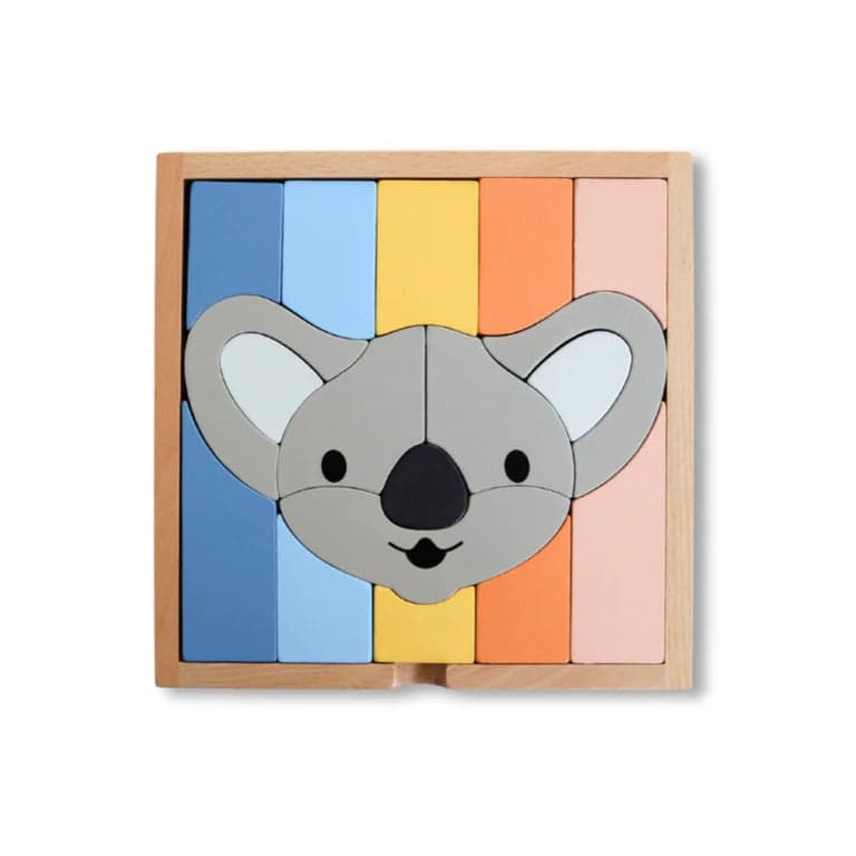 Stellavan & Papa 3-in-1 Small Block Puzzle Koala