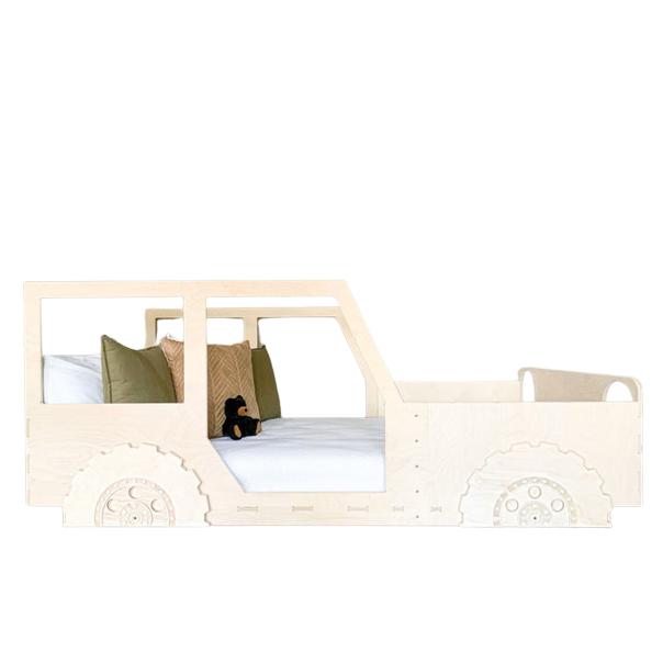 Montessori Bush Acres Tristan Kids Wooden Truck Bed