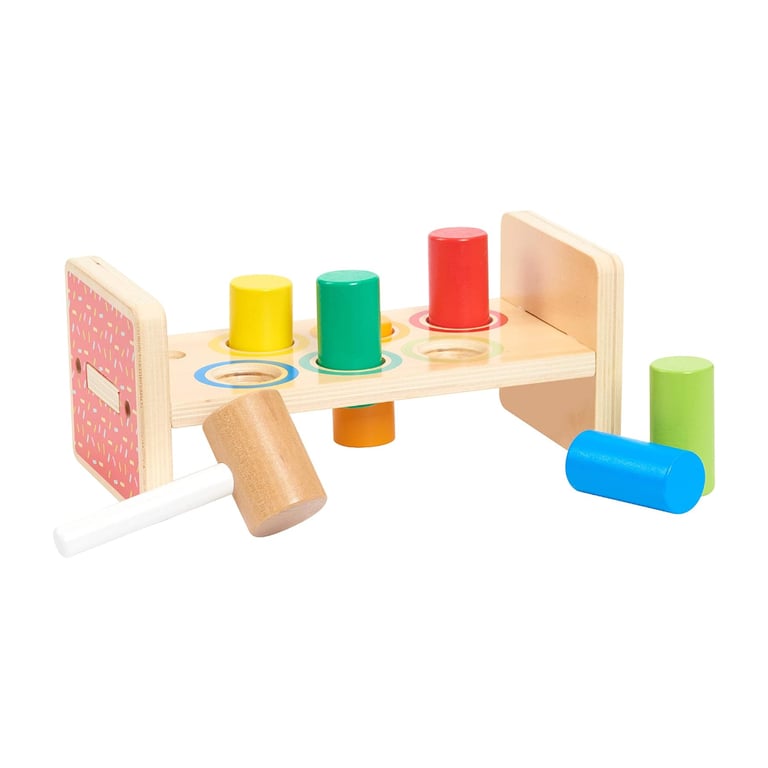 Montessori Early Learning Centre Wooden Hammer Bench