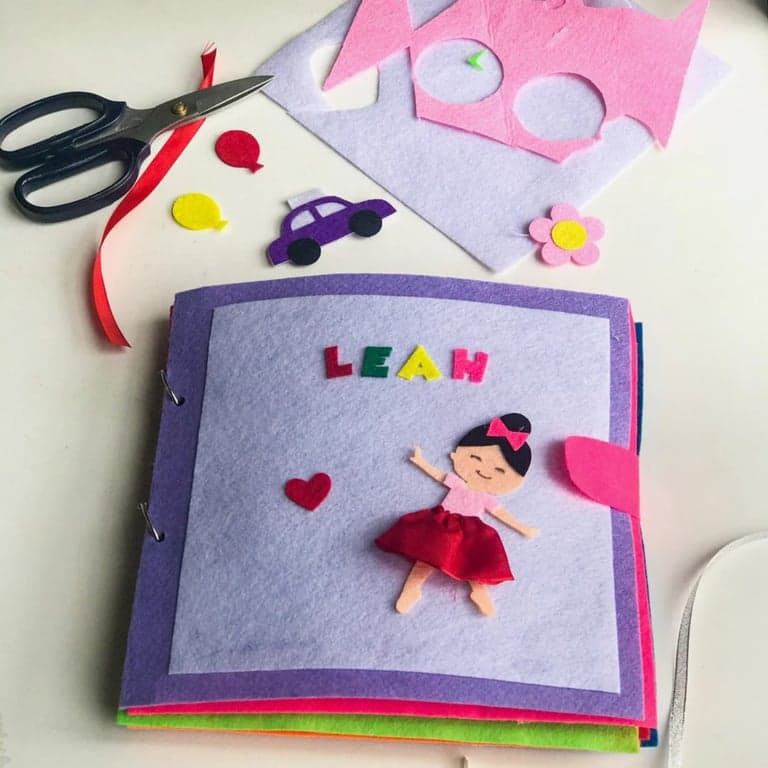 Little Bean's Toy Chest My Beautiful Life Quiet Book DIY Kit